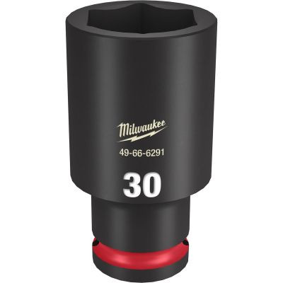 Milwaukee Tool SHOCKWAVE Impact Duty 1/2"Drive 30MM Deep 6 Point Socket