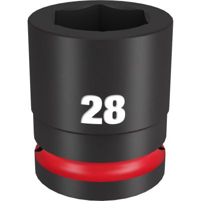 Milwaukee Tool SHOCKWAVE Impact Duty 3/4"Drive 28MM Standard 6 Point Socket