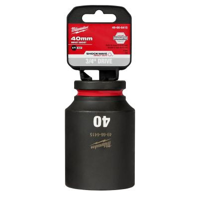 Milwaukee Tool SHOCKWAVE Impact Duty 3/4"Drive 40MM Deep 6 Point Socket