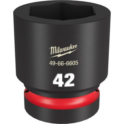 Milwaukee Tool SHOCKWAVE Impact Duty 1"Drive 42MM Standard 6 Point Socket