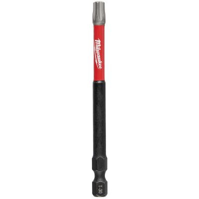 Milwaukee Tool SHOCKWAVE 3-1/2" Impact Torx T30 Power Bits (25 Pk)