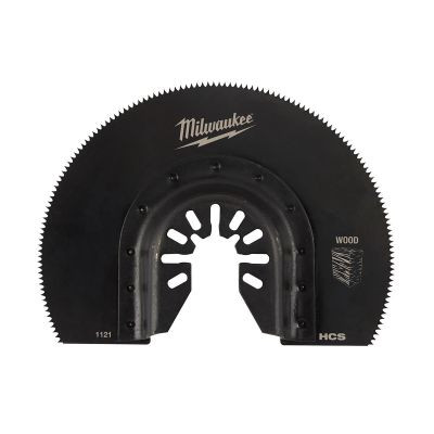 Milwaukee Tool OPEN-LOK 3-1/2" HCS Wood Segmented Multi-Tool Blade