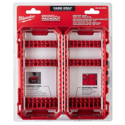 Milwaukee Tool Customizable Medium Case for Impact Driver Accessories