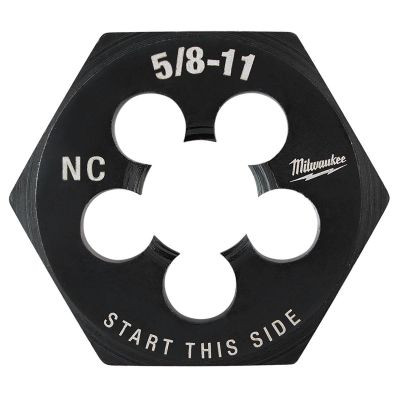 Milwaukee Tool 5/8"-11 NC 1-7/16" Hex Threading Die
