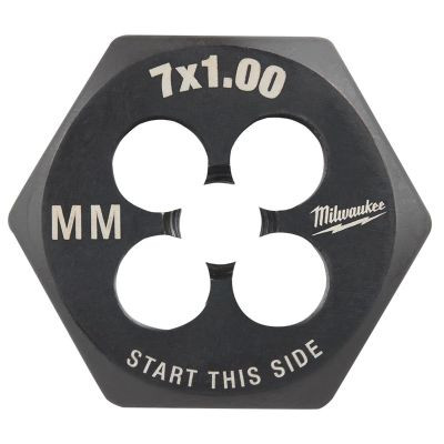 Milwaukee Tool M7-1.00 mm 1-Inch Hex Threading Die