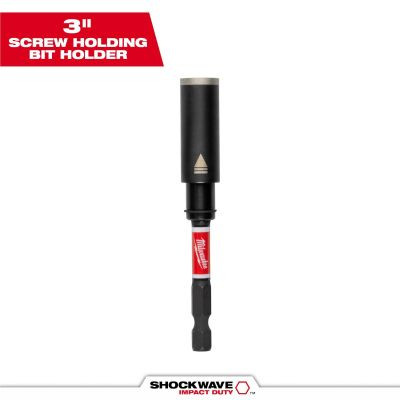 Milwaukee Tool SHOCKWAVE Impact Duty 3 inch Screw-Holding Bit Holder
