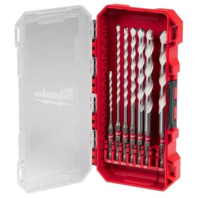 Milwaukee Tool 7 PC SHOCKWAVE Impact Duty Carbide Multi-Material Drill Bit Set