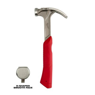 Milwaukee Tool 12oz Smooth Face Hybrid Claw Finish Hammer