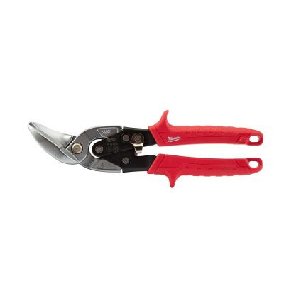 Milwaukee Tool LEFT CUTTING OFFSET AVIATION FORGED BLADE SNIPS, UP-TO 22-GAUGE
