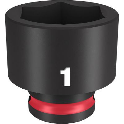 Milwaukee Tool SHOCKWAVE Impact Duty 3/8" Drive 1" Standard 6 Point Socket