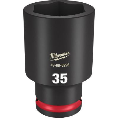 Milwaukee Tool SHOCKWAVE Impact Duty 1/2"Drive 35MM Deep 6 Point Socket