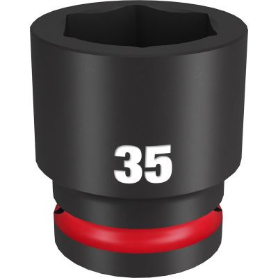 Milwaukee Tool SHOCKWAVE Impact Duty 3/4"Drive 35MM Standard 6 Point Socket
