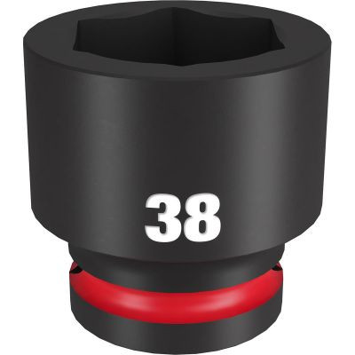 Milwaukee Tool SHOCKWAVE Impact Duty 3/4"Drive 38MM Standard 6 Point Socket