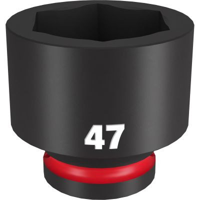 Milwaukee Tool SHOCKWAVE Impact Duty 3/4"Drive 47MM Standard 6 Point Socket