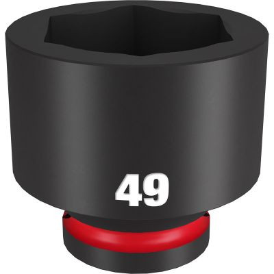 Milwaukee Tool SHOCKWAVE Impact Duty 3/4"Drive 49MM Standard 6 Point Socket