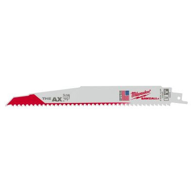 Milwaukee Tool 9" 5 TPI The AX Demolition Wood Cutting Sawzall Blade Bulk 25