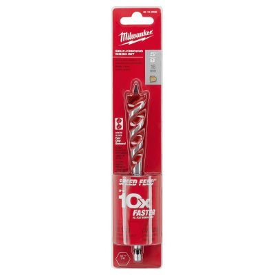 Milwaukee Tool SPEED FEED Wood Bit 5/8" x 6"