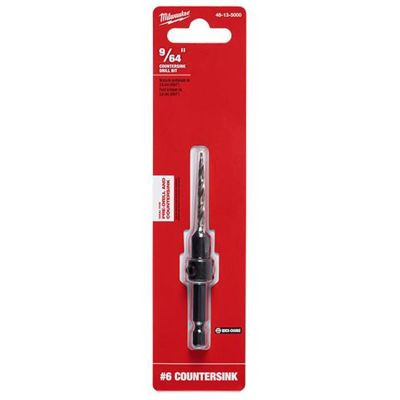 Milwaukee Tool 9/64" #6 Countersink Drill Bit