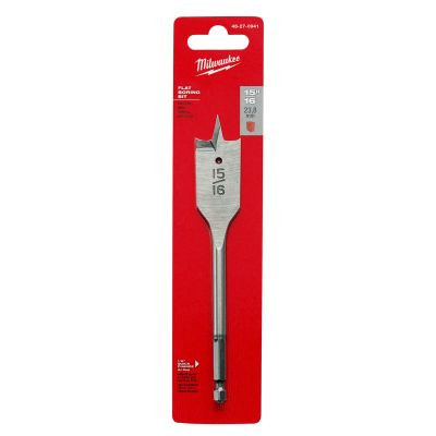 Milwaukee Tool Flat Boring Bit 15/16" x 6"