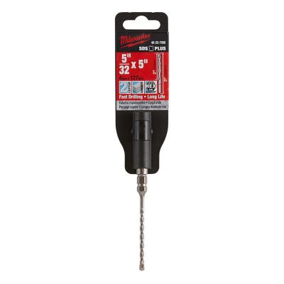 Milwaukee Tool SDS Bit 3/16" x 7" with 1/4" Hex (25-Pack)