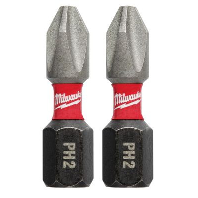 Milwaukee Tool SHOCKWAVE Insert Bit Phillips #2 (250 Pk)