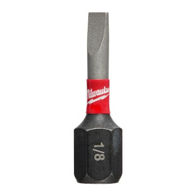 Milwaukee Tool SHOCKWAVE Impact Slotted 1/8" Insert Bits (2PK)