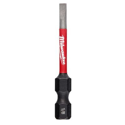 Milwaukee Tool SHOCKWAVE 2" Impact Slotted 1/8" Power Bits (Bulk 25)