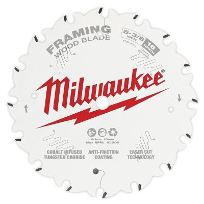 Milwaukee Tool 5-3/8" 16T Framing Circular Saw Blade