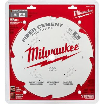 Milwaukee Tool 12" PCD/Fiber Cement Circular Saw Blade