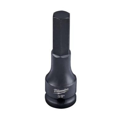 Milwaukee Tool 3/8" SHOCKWAVE Lineman's Impact 3/8" Drive Hex Bit Socket