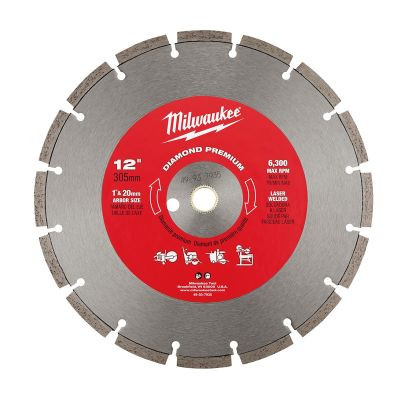 Milwaukee Tool 12" Diamond Premium Segmented
