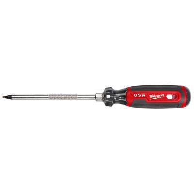 Milwaukee Tool #3 Square 6" Cushion Grip Screwdriver (USA)