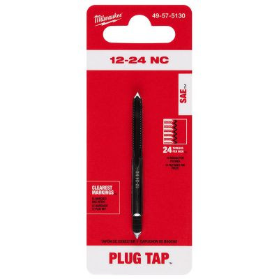 Milwaukee Tool 12-24 NC Straight Flute Plug Tap
