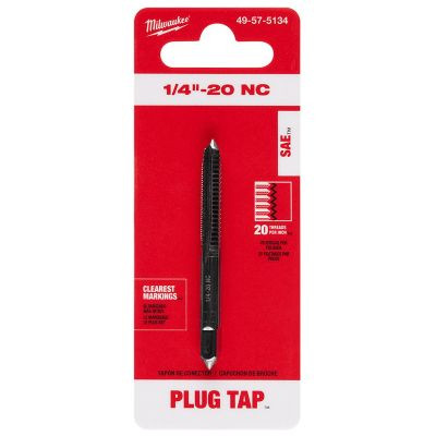 Milwaukee Tool 1/4"-20 NC Straight Flute Plug Tap