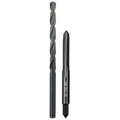 Milwaukee Tool 12-24 NC Straight Flute Plug Tap & #16 Drill Bit