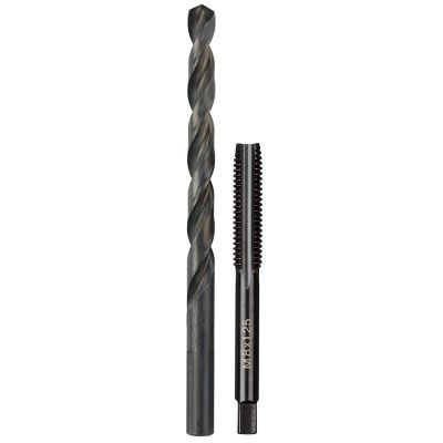 Milwaukee Tool M8-1.25 mm Straight Flute Plug Tap & H Drill Bit