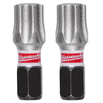 Milwaukee Tool SHOCKWAVE Impact Duty 1 Inch T45 Insert Bits 2Pk