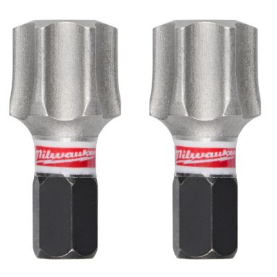 Milwaukee Tool SHOCKWAVE Impact Duty 1 Inch T55 Insert Bits 2Pk