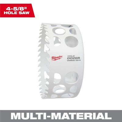 Milwaukee Tool 4-5/8 Inch HOLE DOZER with Carbide Teeth Hole Saw