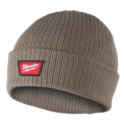 Milwaukee Tool Rib-Knit Cuffed Beanie - Brown