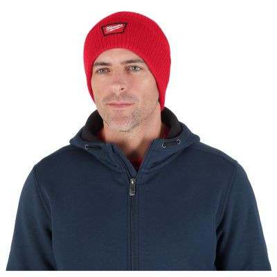 Milwaukee Tool Rib-Knit Cuffed Beanie - Red