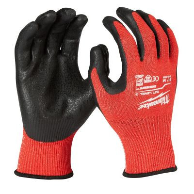 Milwaukee Tool 12 Pk Cut 3 Dipped Gloves - M