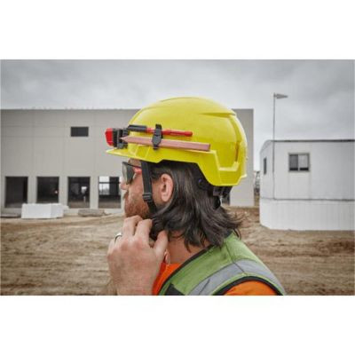 Milwaukee Tool BOLT Yellow Front Brim Safety Helmet (USA) - Type 2, Class E