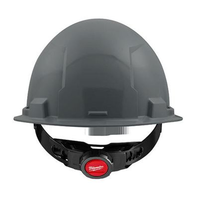 Milwaukee Tool BOLT Gray Front Brim Hard Hat w/4pt Ratcheting Suspension (USA) - Type 1, Class E