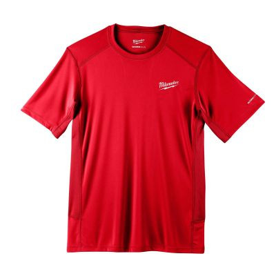 Milwaukee Tool WORKSKIN LIGHT SS SHIRT - RED S