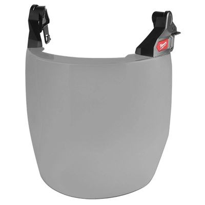 Milwaukee Tool BOLT Full Face Shield - Gray Dual Coat Lens (Compatible with Milwaukee® Safety Helmet [No Brim])