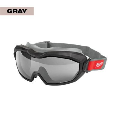 Milwaukee Tool Non-Vented Goggle - Gray Dual Coat Lens