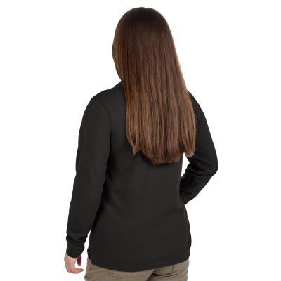 Milwaukee Tool Womens GRIDIRON Pocket T-Shirt - Long Sleeve Black 2X