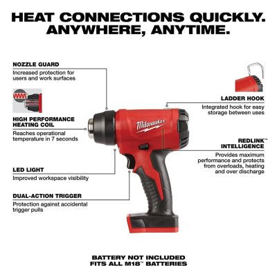 Milwaukee Tool M18 Compact Heat Gun (Tool Only)