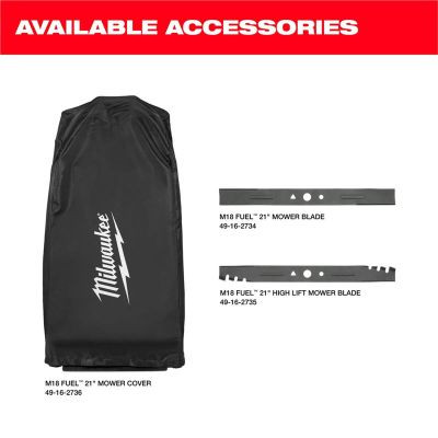 Milwaukee Tool M18 FUEL 21" Self-Propelled Dual Battery Mower Kit